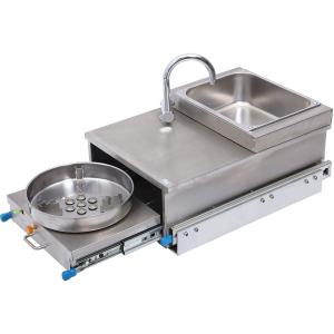 China JP Portable stainless steel pull out gas stove for outdoor kitchen RV motorhome caravan wholesale