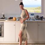 Sleeveless Open Back Summer Maxi Dress