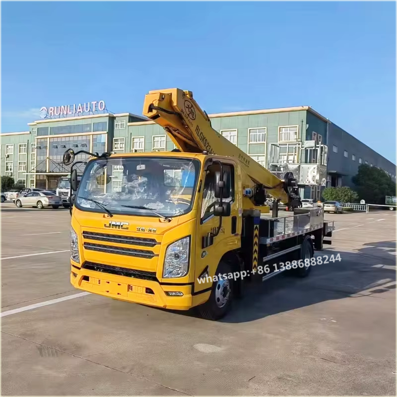 JMC Single Row Wide Body Cab Straight Boom High-altitude Work Truck