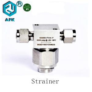 China High Pressure Stainless Steel T Strainer Poppet 2μM~40μM wholesale