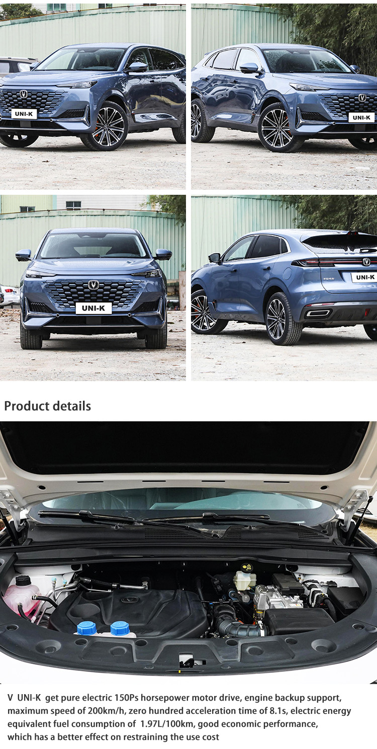 Intelligent Changan Used Car Powerful 4WD SUV Hybrid New Energy