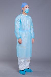 China Full Size 25g PP Nonwoven Disposable Isolation Gown wholesale
