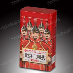 China 0.21mm TUV Rectangle Tin Packing Metal Wine Box wholesale