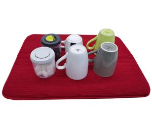 China Multifunctional Microfiber Dish Drying Mat For Kitchen Utensils wholesale