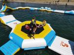 TUV Certificate Inflatable Floating Water Trampoline For Lake