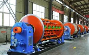 China Aluminum Rigid Frame Stranding Machine 55 Mm For Copper Wire wholesale