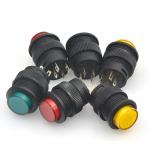 Red Mini Round 12mm Waterproof Momentary Push Button Switch