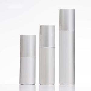 China 30ml 50m Refillable Lotion Dispenser Plastic PP AS Airless Cosmetic Jar wholesale