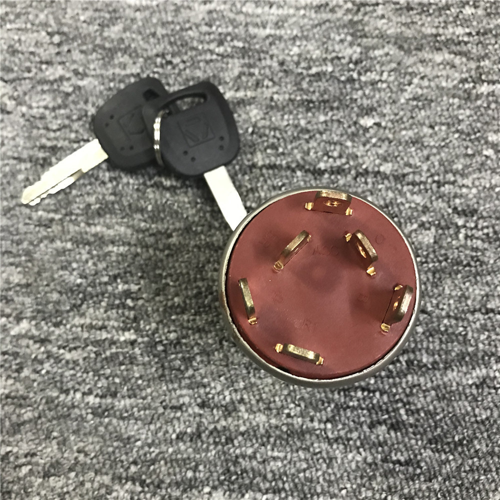 XCMG Excavator Electrical Parts XE60D/XE135B/D/ XE150D/XE210/XE370D/XE200DA Ignition Switch