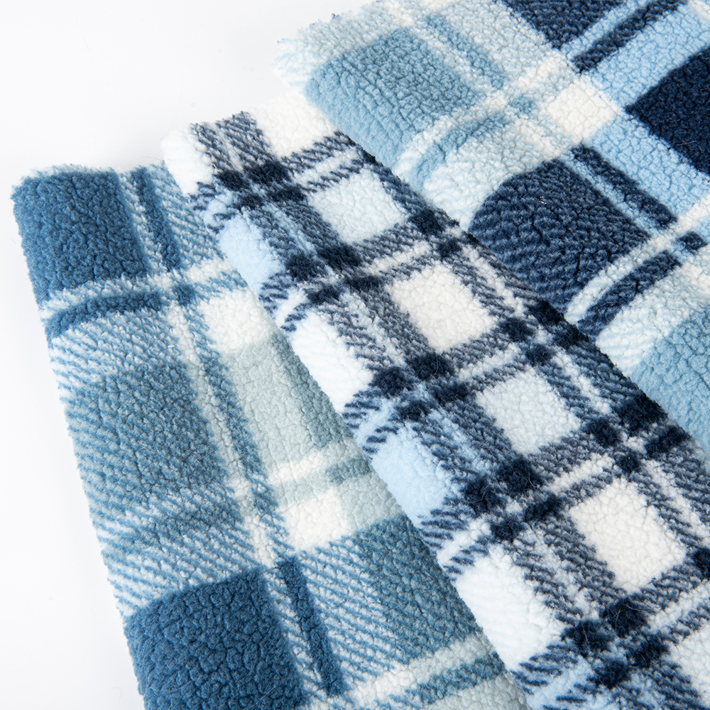 Double Sided Printed Polyester Cotton Velvet For Comfortable Clothing Production