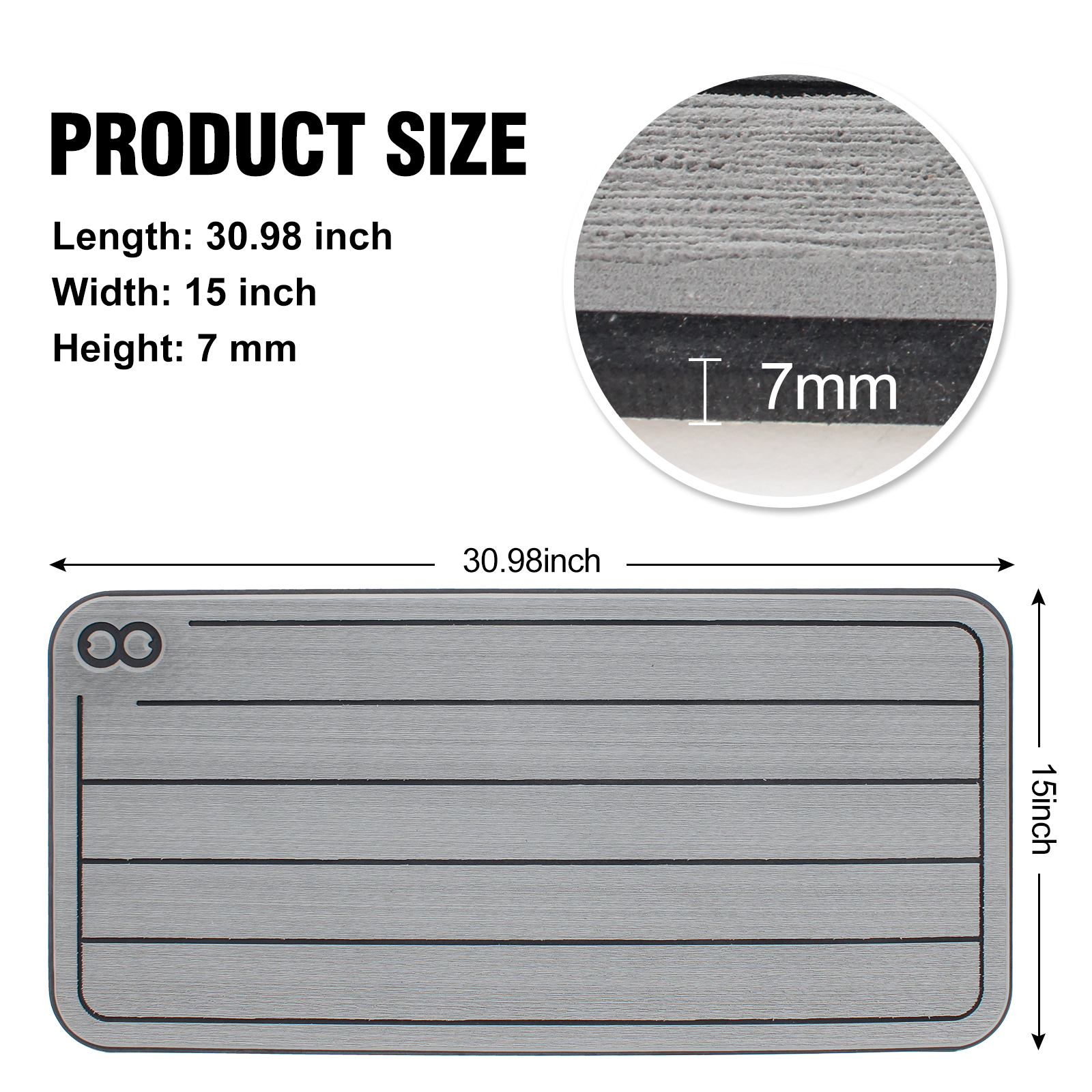 Insulation Foam Mats Sheet for YETI Tundra 75 Self Adhesive EVA Flooring Cooler Pad