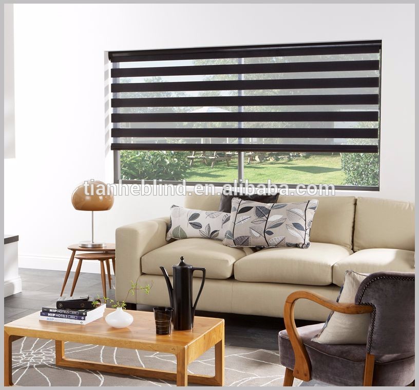 Polyester Cheap Fabric Zebra Blinds Combi Dual Blinds