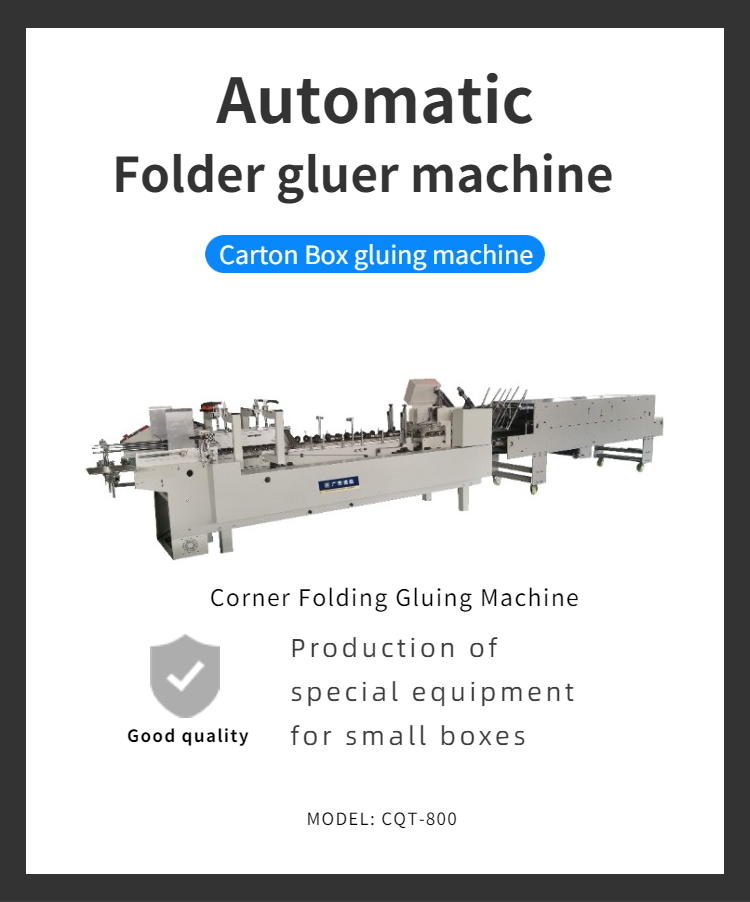 Fully Automatic Cardboard Box Folder Gluer Machine with Video Outgoing-Inspection