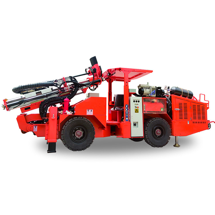 Hydraulic Production Underground Jumbo Drill Rig 30 Meters Depth DL2