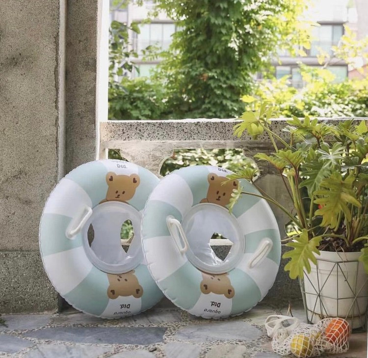 Other Educational Toys Kids Floating Design Inflatable Swim Rings with Cute Pattern