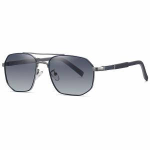 China Men'S Metal Frame Sunglasses Multilateral OEM With 58mm Lens wholesale