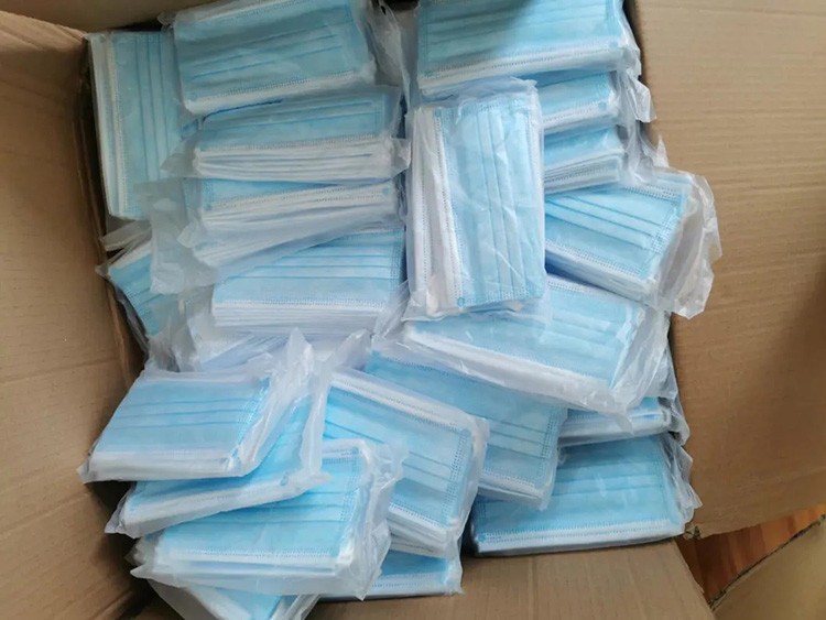 Disposable Earloop Face Mask Coronavirus Pollution Tie On Surgical Mask