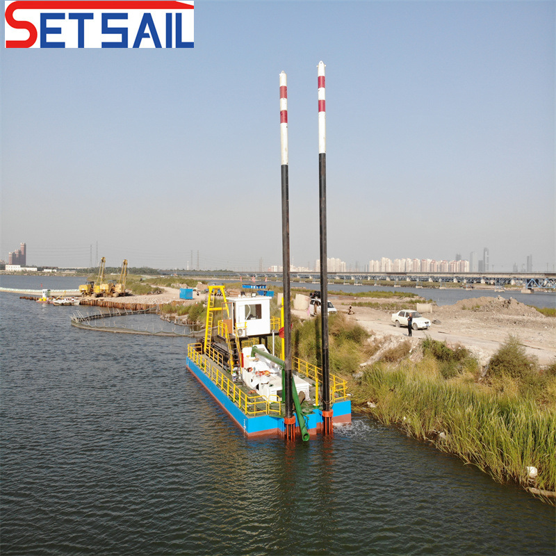 Kingda Pump Set Sail Sand Dredger with Dredging Machine