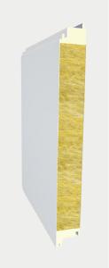 China 0.4mm Steel Rockwool Sandwich Panel Customized Lengths wholesale