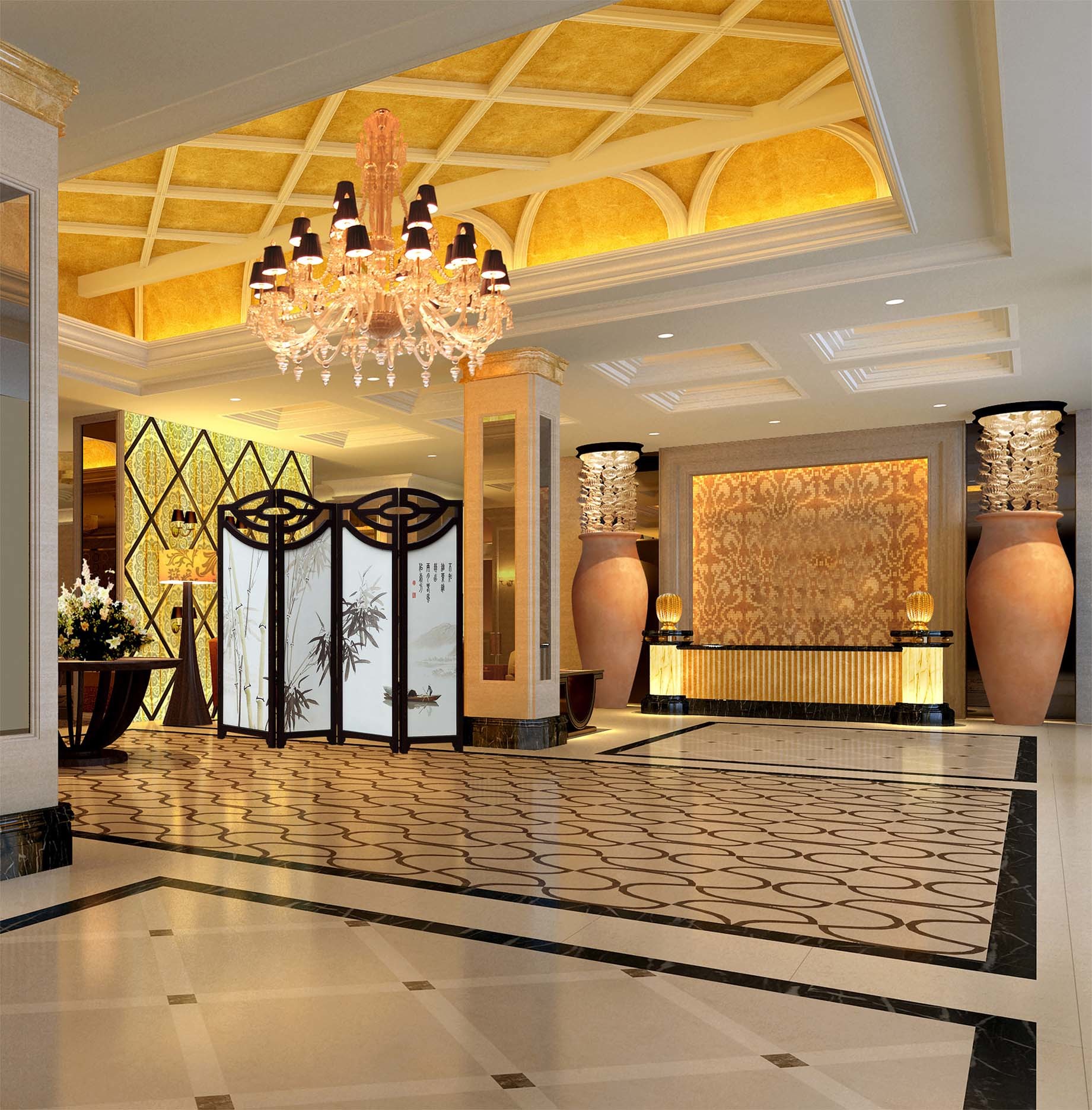 Rose Gold Stainless Steel Screen Panels Stair For Railing/Balustrade/Balcony