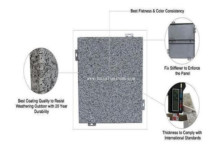Anti Humidity Solid Aluminum Sheet , 1220x2440mm Insulated Aluminium Cladding Panels