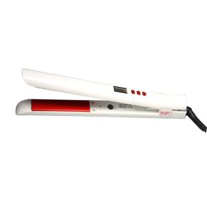 China LCD white high speed heat hair straightener iron wholesale