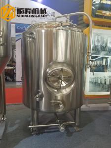 China Bright Beer Brewery Fermentation Tanks , 1000l Beer Stainless Steel Tank wholesale