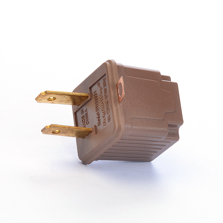 Portable American Standard ETL Socket Adaptor for Mobile Charging 1 Outlets and Self Grounding