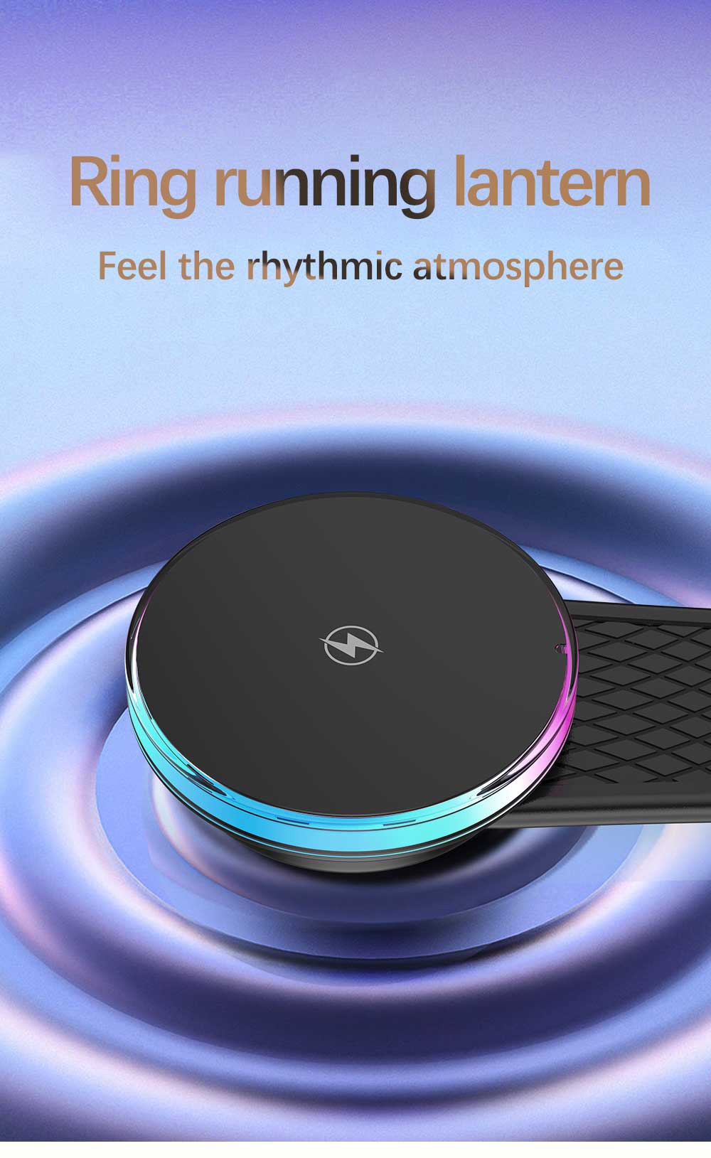 15w Magnetic Wireless Car Charger Pad with ABS Material and Type C Input Port