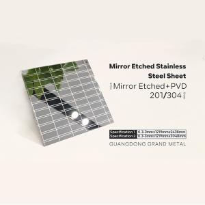China SUS304 Stainless Metal Sheet 0.8mm Gold Black Mirror Stainless Steel Plate For Hotel Decoration wholesale