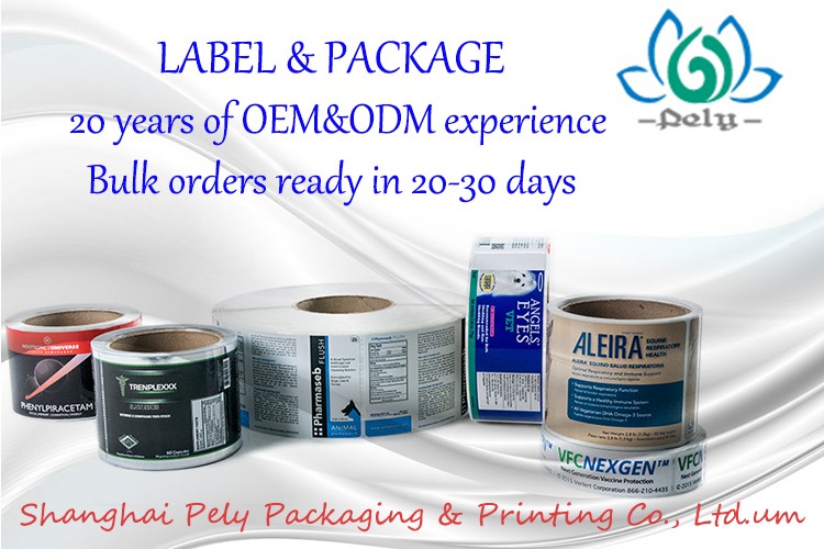 Waterproof 10ml Vial Pharmacy Bottle Labels , Pharmacy Prescription Labels