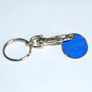 China Customed Laser Engraving 1.2mm Promotional Metal Keyrings wholesale