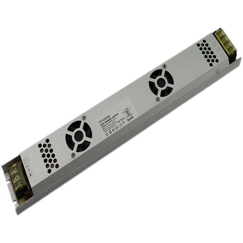 12v 400w Ultra Slim power supply IP20 LED transformer Adapter for LED Light
