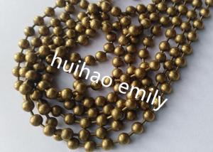 China 5mm Fireproof Steel Ball Bead Chain Curtain For Internal partition wholesale