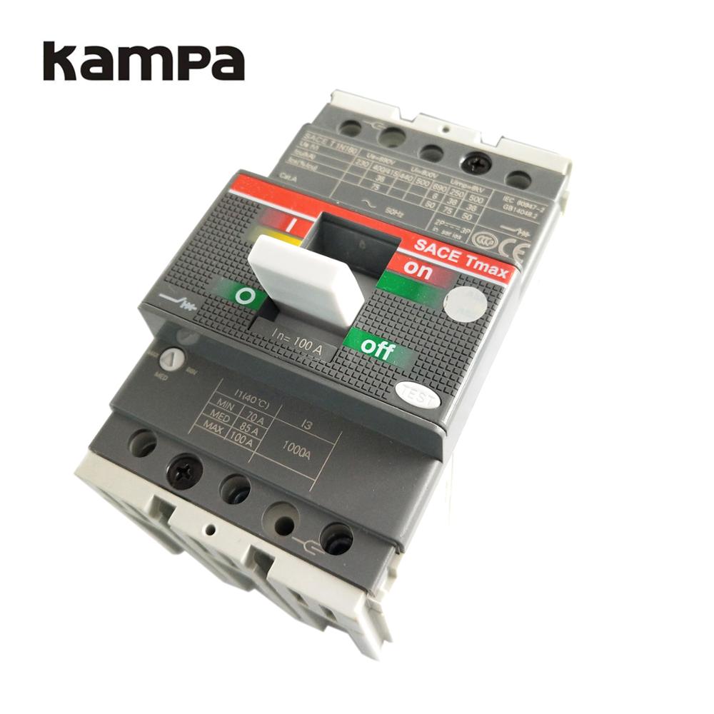 High quality T1N160 3 pole100a 36ka Tmax Sace Mould case durable circuit breaker