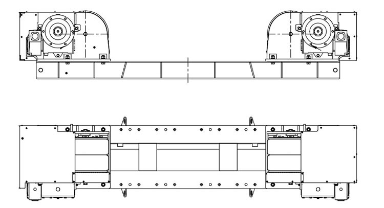30T Preesure Vessels Pipe Welding Rollers