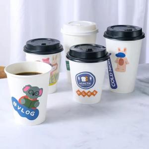 China Customized Printing Double Wall Paper Hot Drink Cup 600ml 700ml wholesale