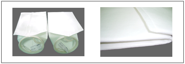Nomex / Aramid Geotech Filter Fabric , Filter Mesh Fabric Stable In Finished Felt Form