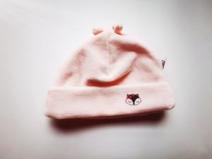 China Cotton Spandex Baby Knitted Hat light pink Sprint Autumn wholesale