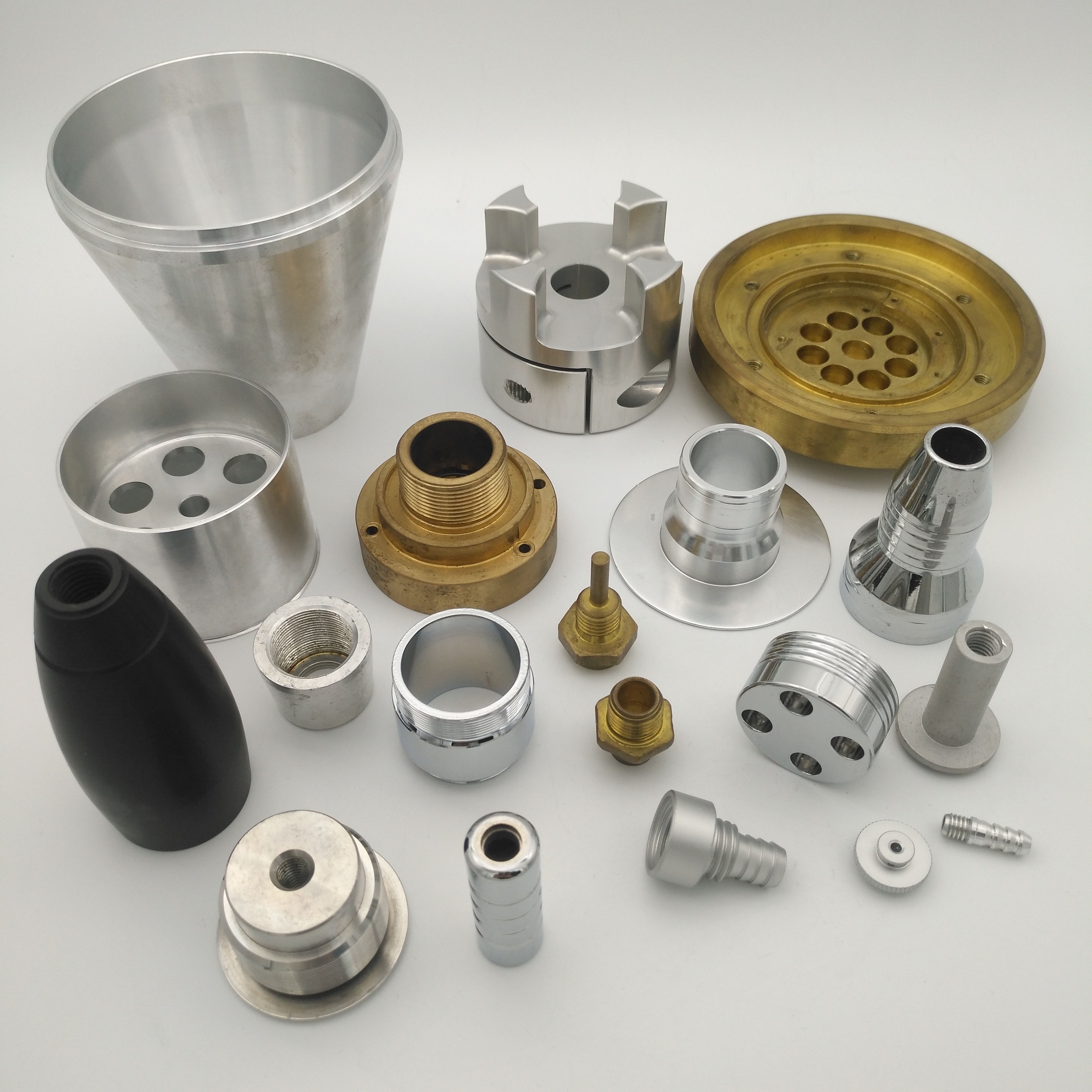 Wholesale aluminum prototype black anodized cnc machining turning part
