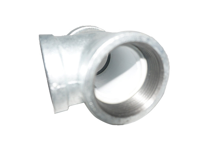 DIN Standard Plastic Gas Pipe Fittings Plastic Pipe Tee Corrosion Resistance