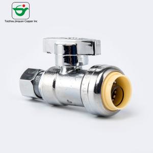 China Bathroom Toilet Wash Basin NSF 3/8''X1/2'' Brass Angle Valve wholesale