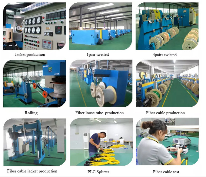 Lightweight Waterproof LSZH/PVC Jacket FTTH Network Indoor Drop Cable