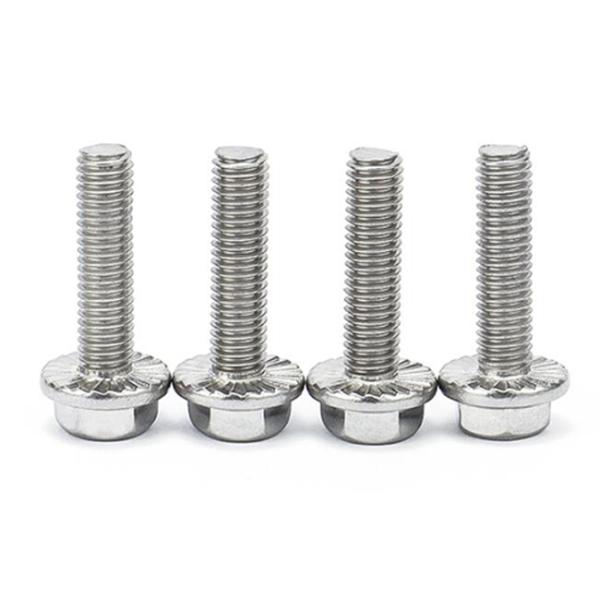 304 Stainless Steel Flange Round Head Bolt M5-m42 Hexagon Flange Bolt
