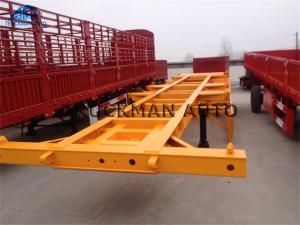 China 20ft 40ft Skeleton Trailer , Skeletal Container Trailer With Q345 Material wholesale