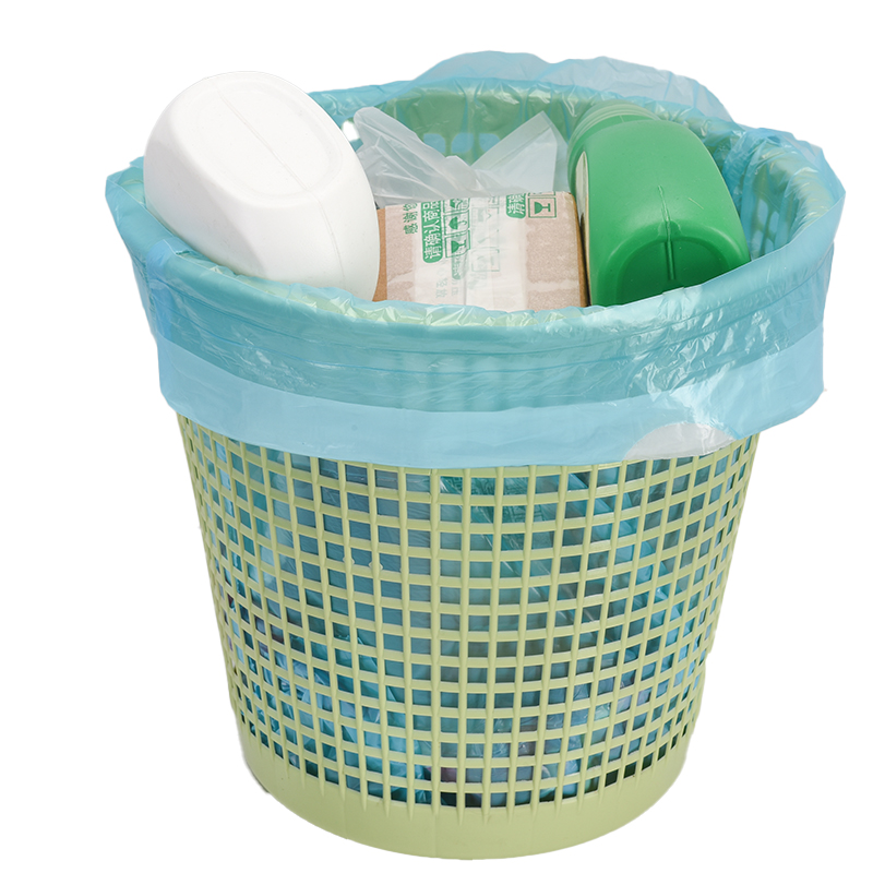 Surface Handling Hot Stamping Biodegradable Plastic Garbage Bags on Roll for Hotel