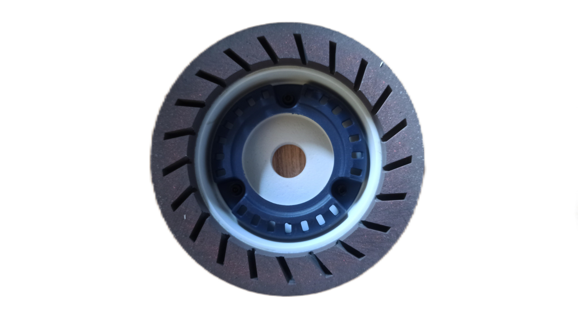 150mm Resin Wheel High Sharpness For Beveling Machine 240 Grit White Brown Cup Wheel