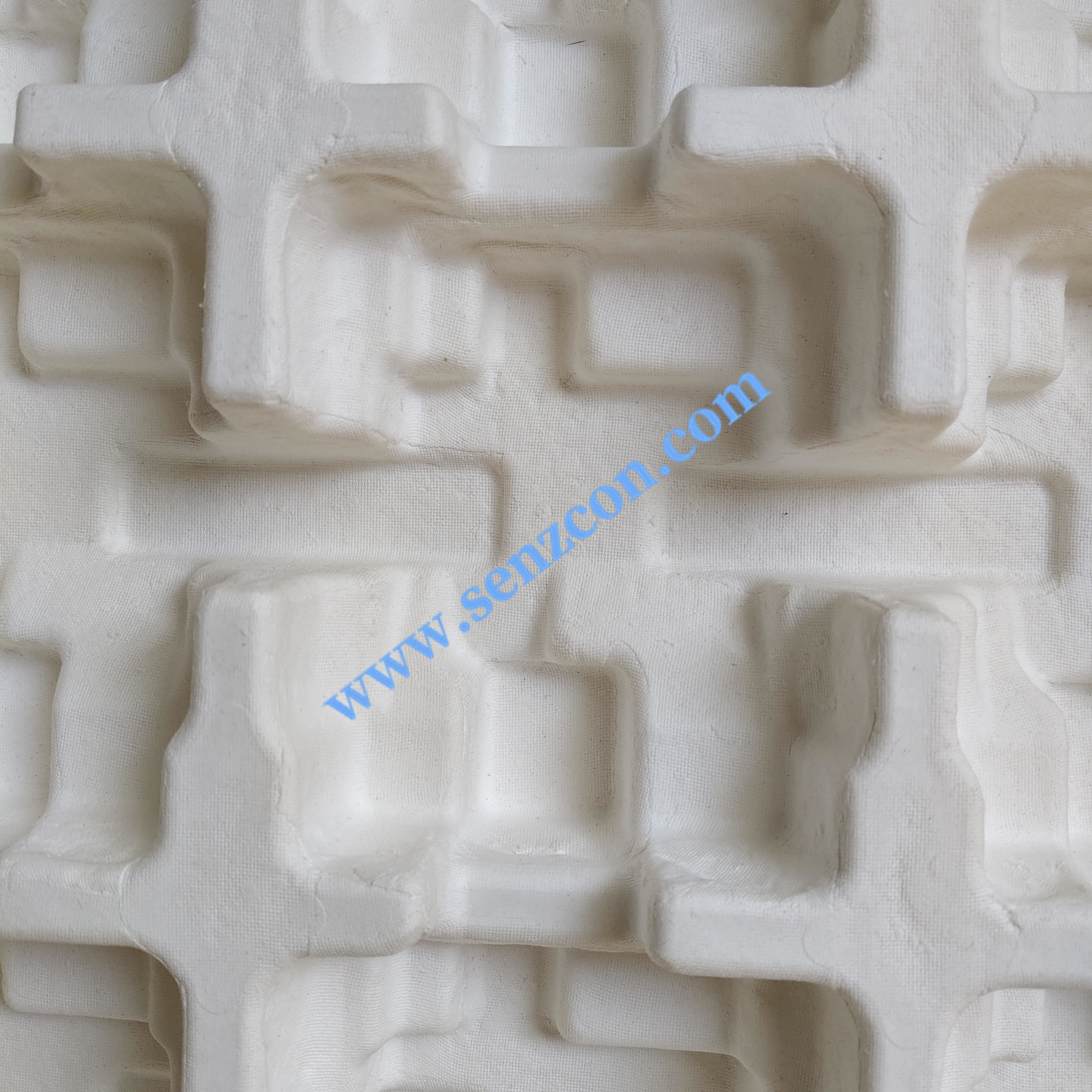 Factory OEM hardware parts, pulp molding, made of plant fiber (sugarcane pulp), dry pressing, environmentally friendly and biodegradable.