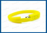 Stylish Wristband Flash Drive Customized Printed Logo Silicone Material