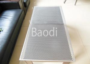 China Stainless Perforated Steel Sheet SS304 / SS316 Round Hole For Construction wholesale